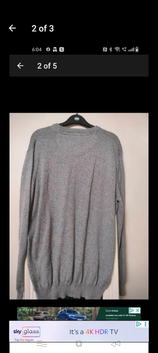 Dunne stores grey Round neck Jumper. New with tags - Image 2
