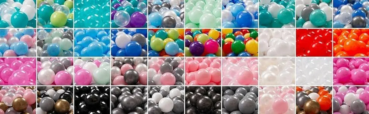 100pcs Crush-Proof Ball Pit Balls Plastic Toy Ball - Image 1