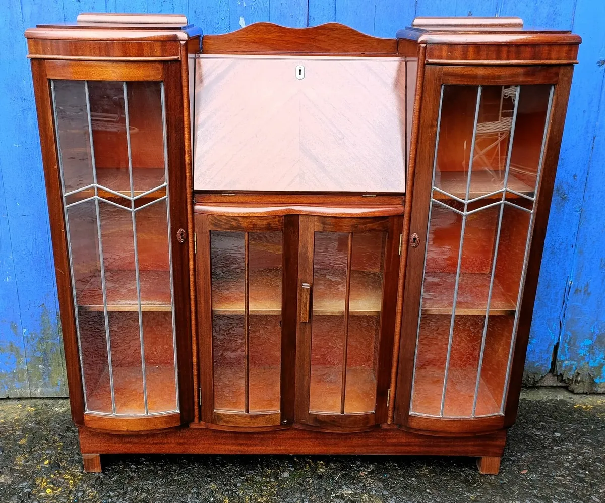 Antique Cocktail Cabinet - Bureau - Image 1