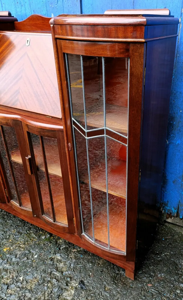 Antique Cocktail Cabinet - Bureau - Image 2