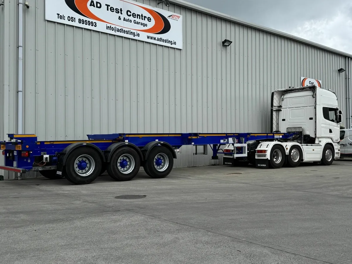 Sliding Bogie Skeletal Trailer - Image 3