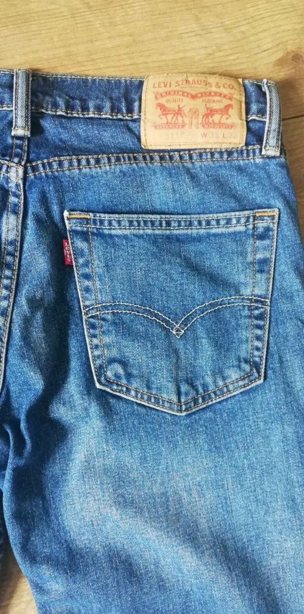 Levi's 511 Mens slim leg style blue jeans W31 L32 - Image 2