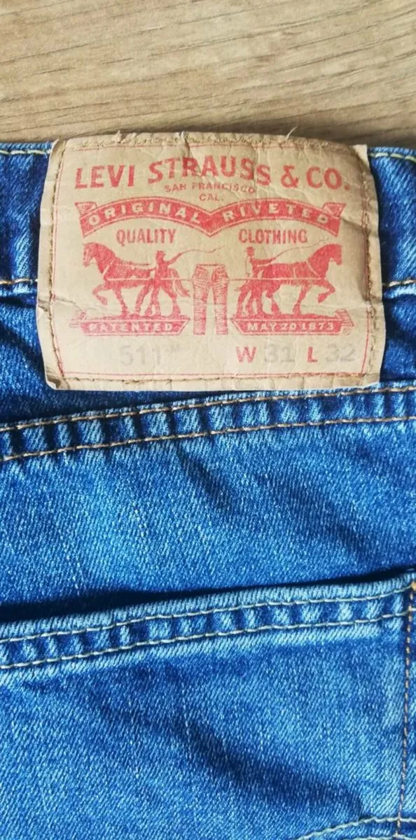 Levi's 511 Mens slim leg style blue jeans W31 L32 - Image 4