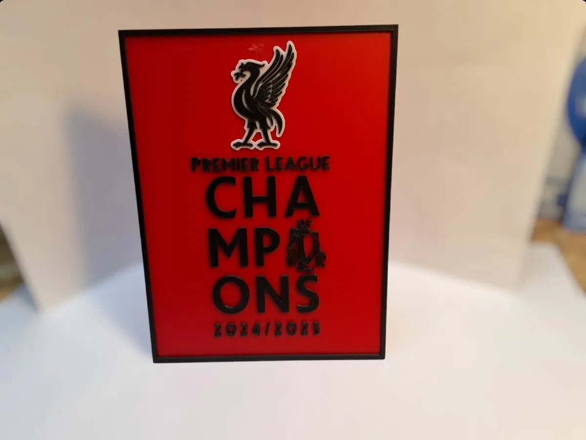 Liverpool FC Premier League Plaque - Image 1