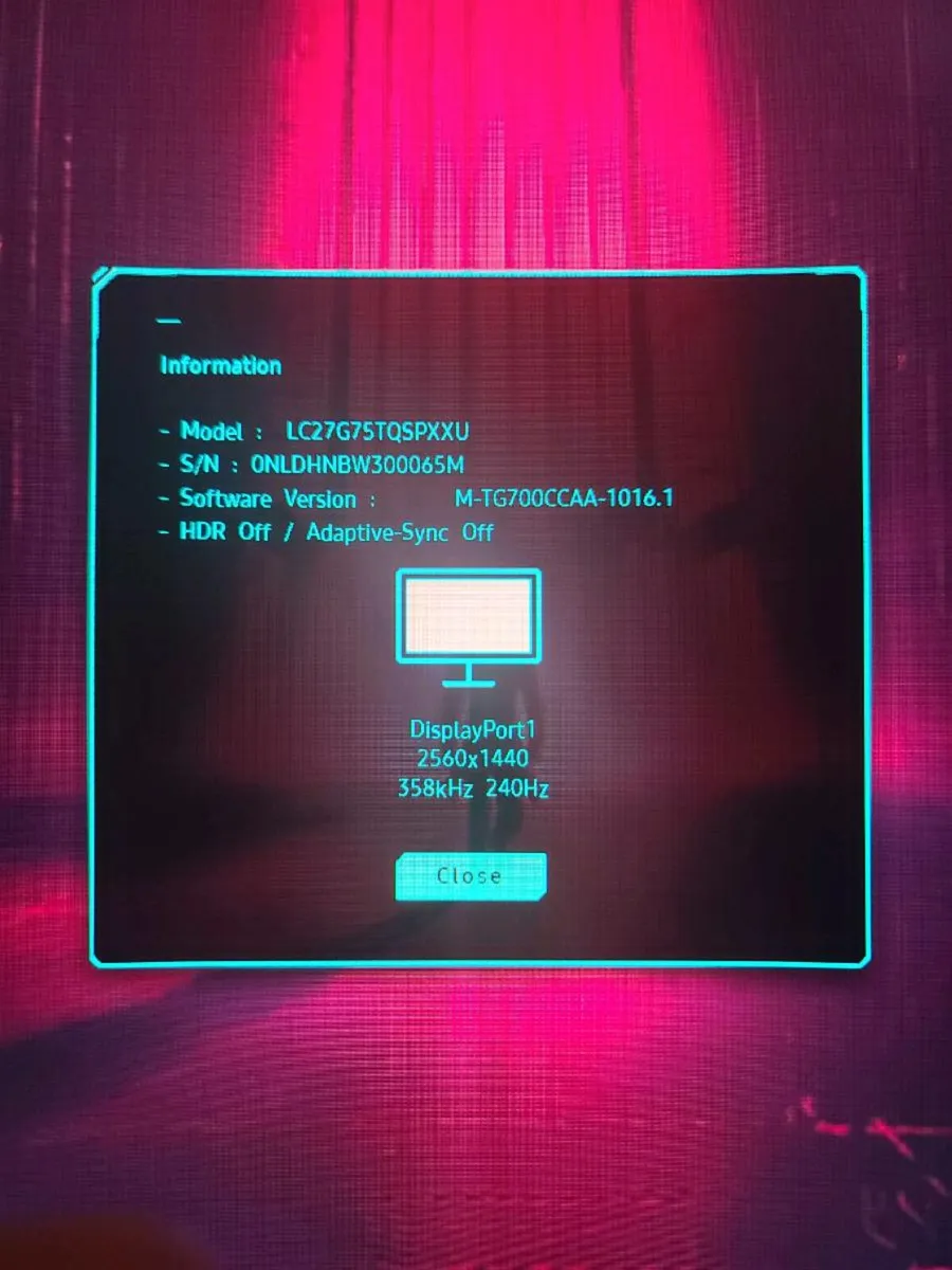 Odyssey G7 Samsung gaming monitor 240hz 1440p - Image 3