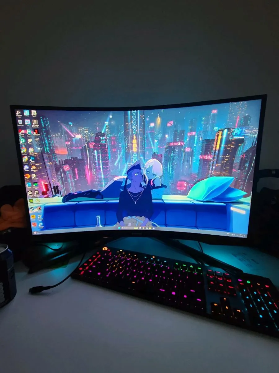 Odyssey G7 Samsung gaming monitor 240hz 1440p - Image 1