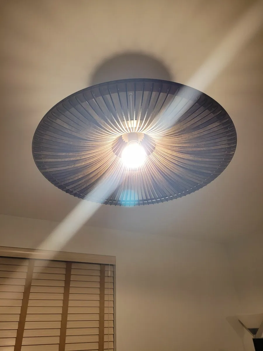 Large wooden lampshade - Image 4