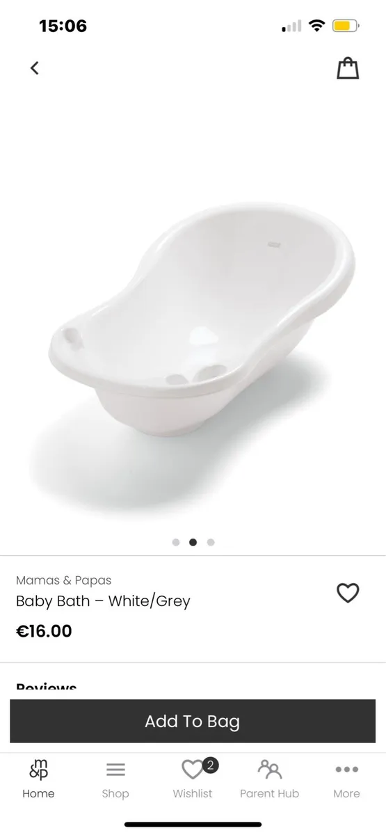 Mamas & papas baby bath - Image 3