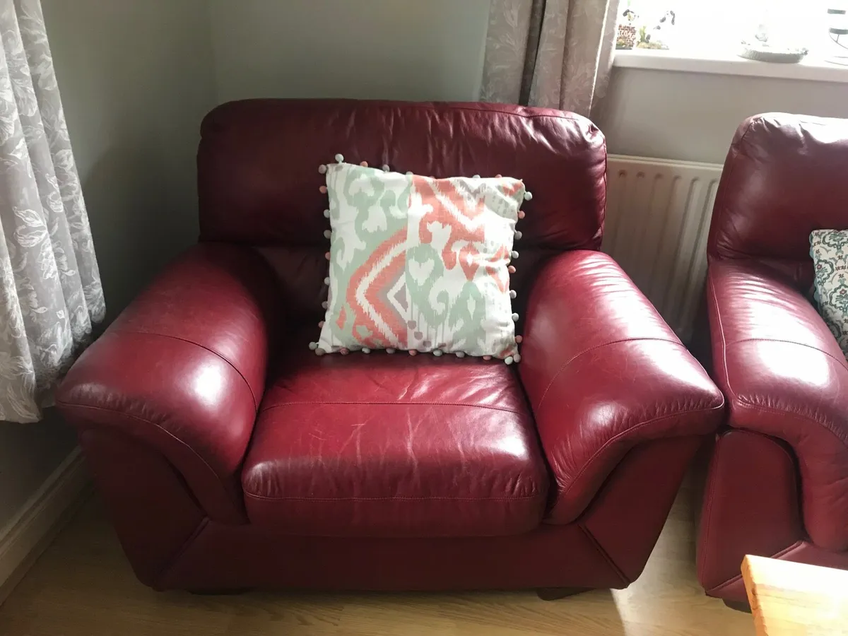 Leather Couch - Image 2