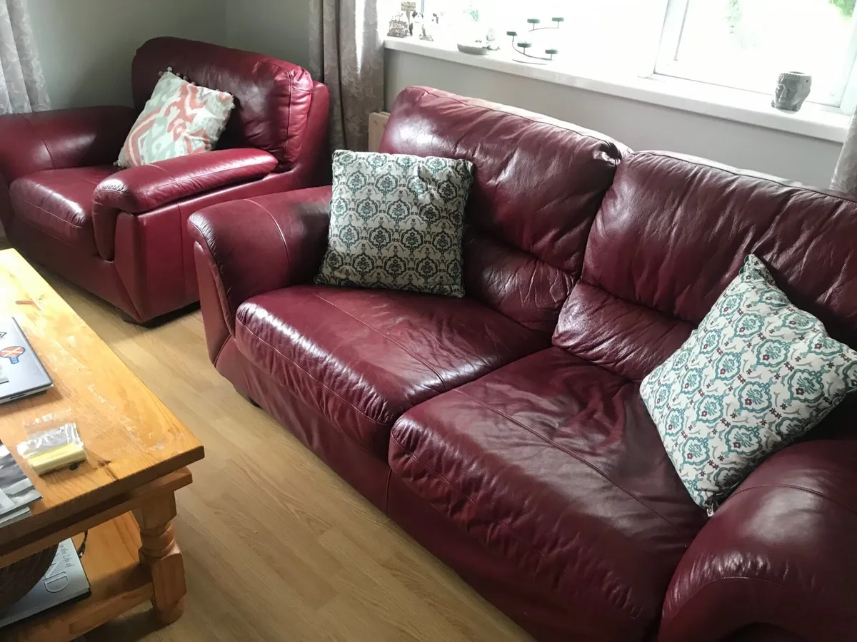 Leather Couch - Image 4