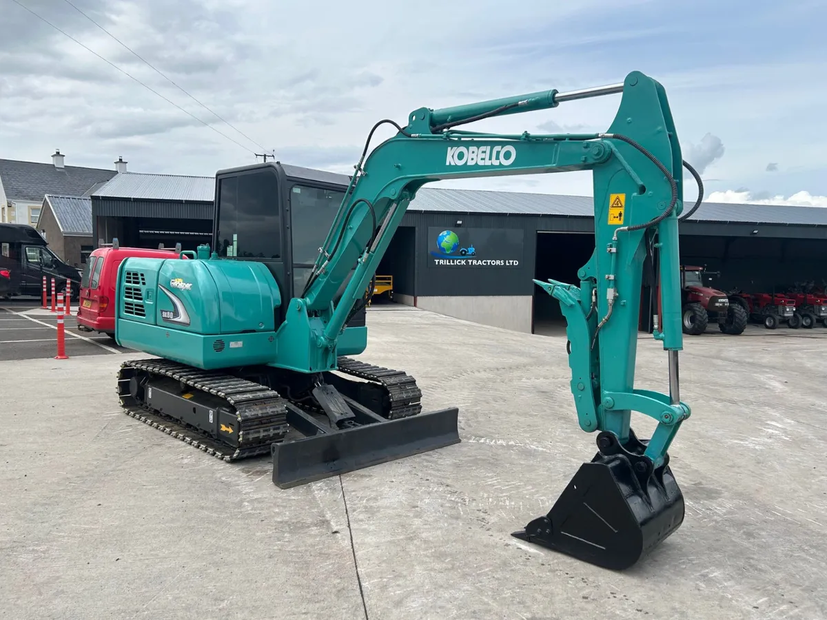 2017 Kobelco SK 60-8 C/W Thumb Grab - Image 1