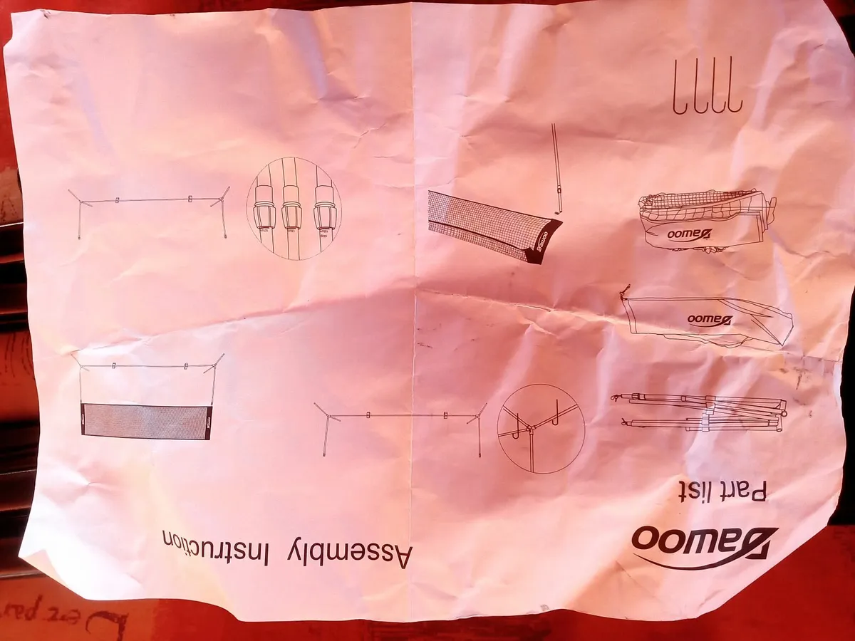 DAWOO Portable Tennis Net Set - Image 3