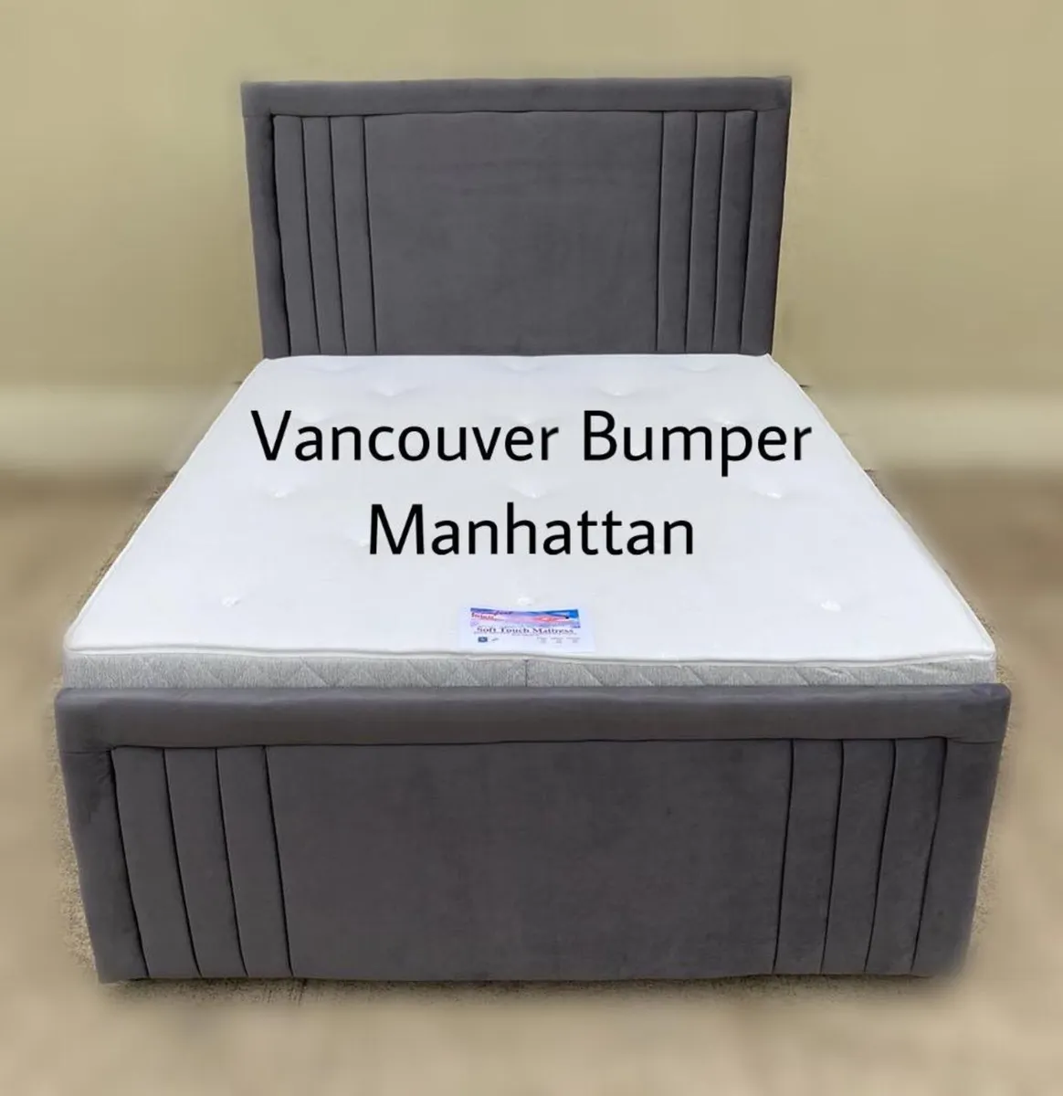 Bumper sandy divan beds and mattress - Image 2