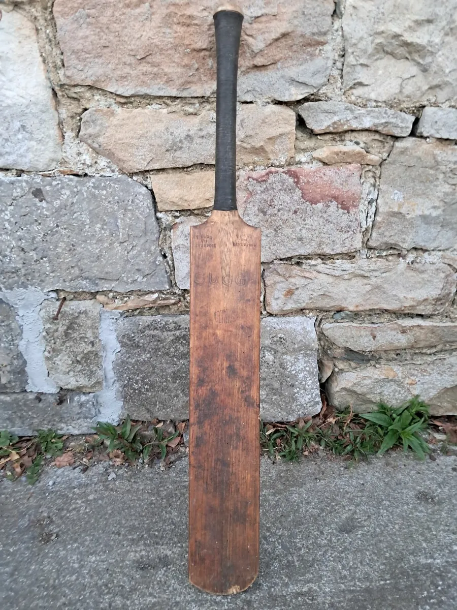 Antique Cricket bat - Image 2