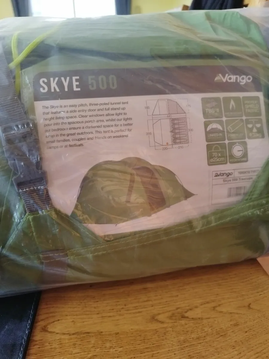 Skye500 vango 5 man tent new never used - Image 1