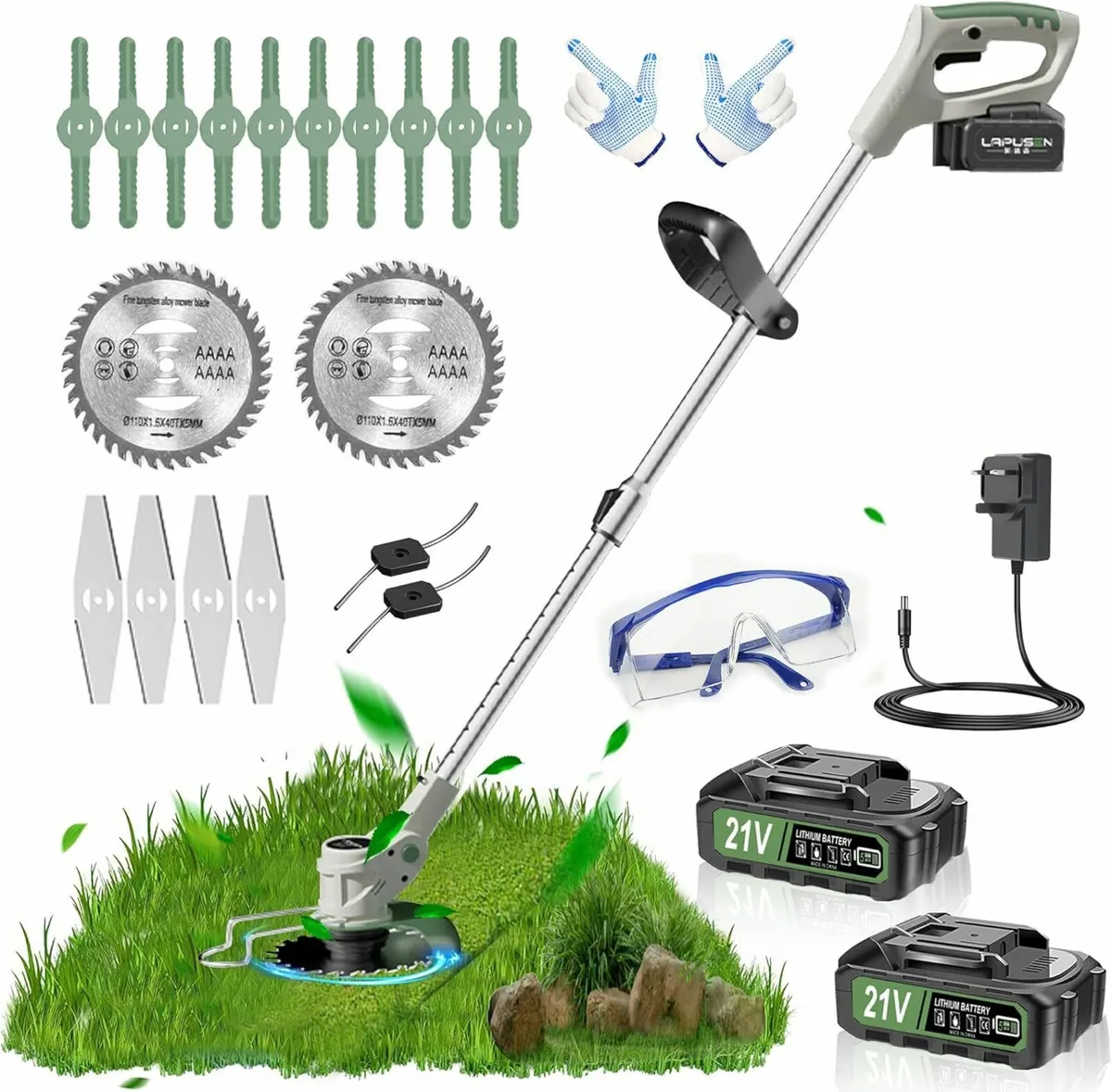 Metal Blade Cordless Strimmer Grass Trimmers - Image 1