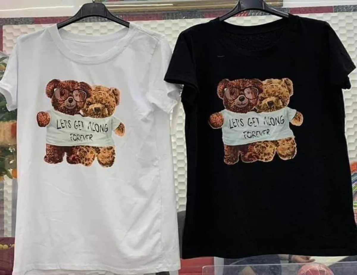 T-shirt print bear - Image 1