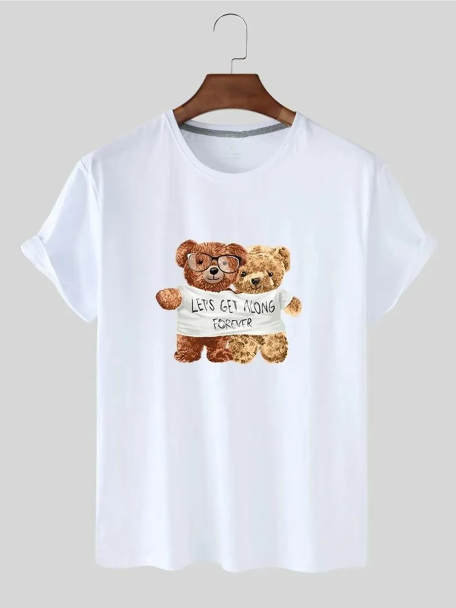 T-shirt print bear - Image 2
