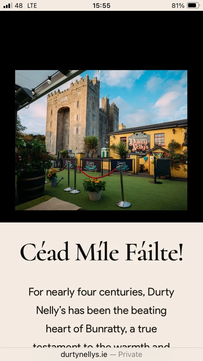 €80 Dinner drinks Voucher Bar Restaraunt credit - Image 1