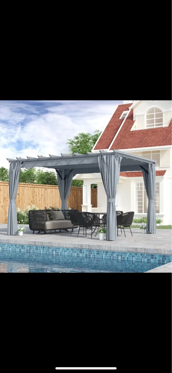 GAZEBO PAVILION RETRACTABLE MARQUEE - Image 1