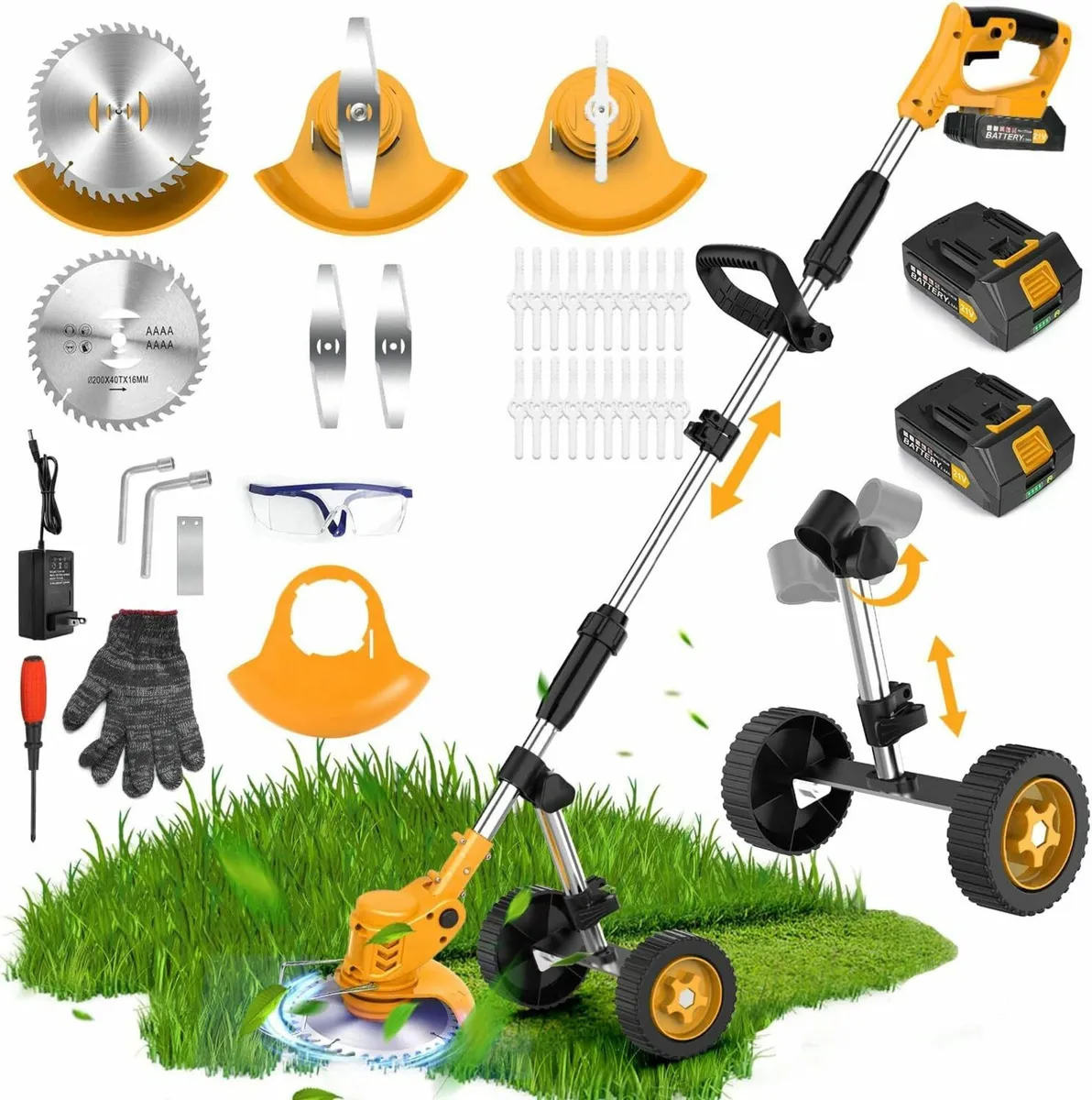Cordless Strimmer 3 in 1 Electric Garden Strimmer - Image 2