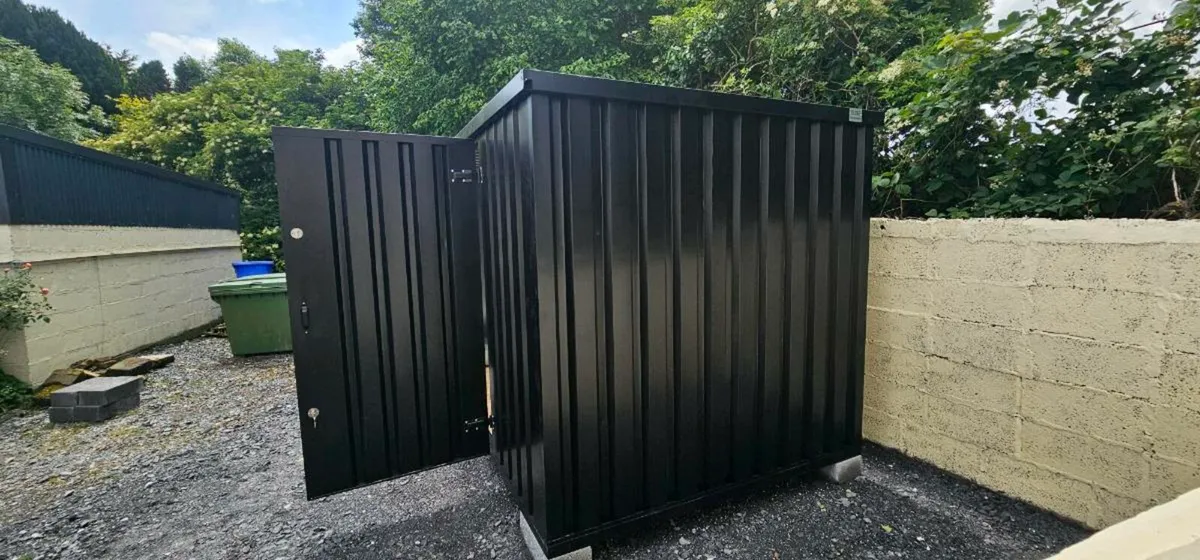 Shed, steel shed, kiosk,  storage, garden room - Image 4