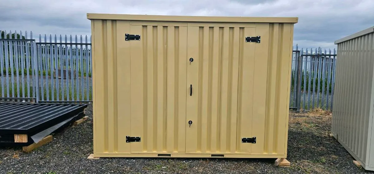 Practical storage,  steel shed, flatpack container - Image 1