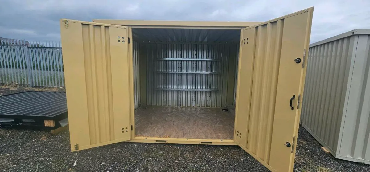 Practical storage,  steel shed, flatpack container - Image 4