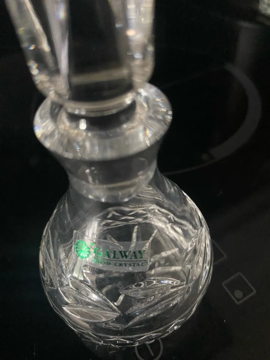 Galway Crystal Perfume Bottle - Image 2
