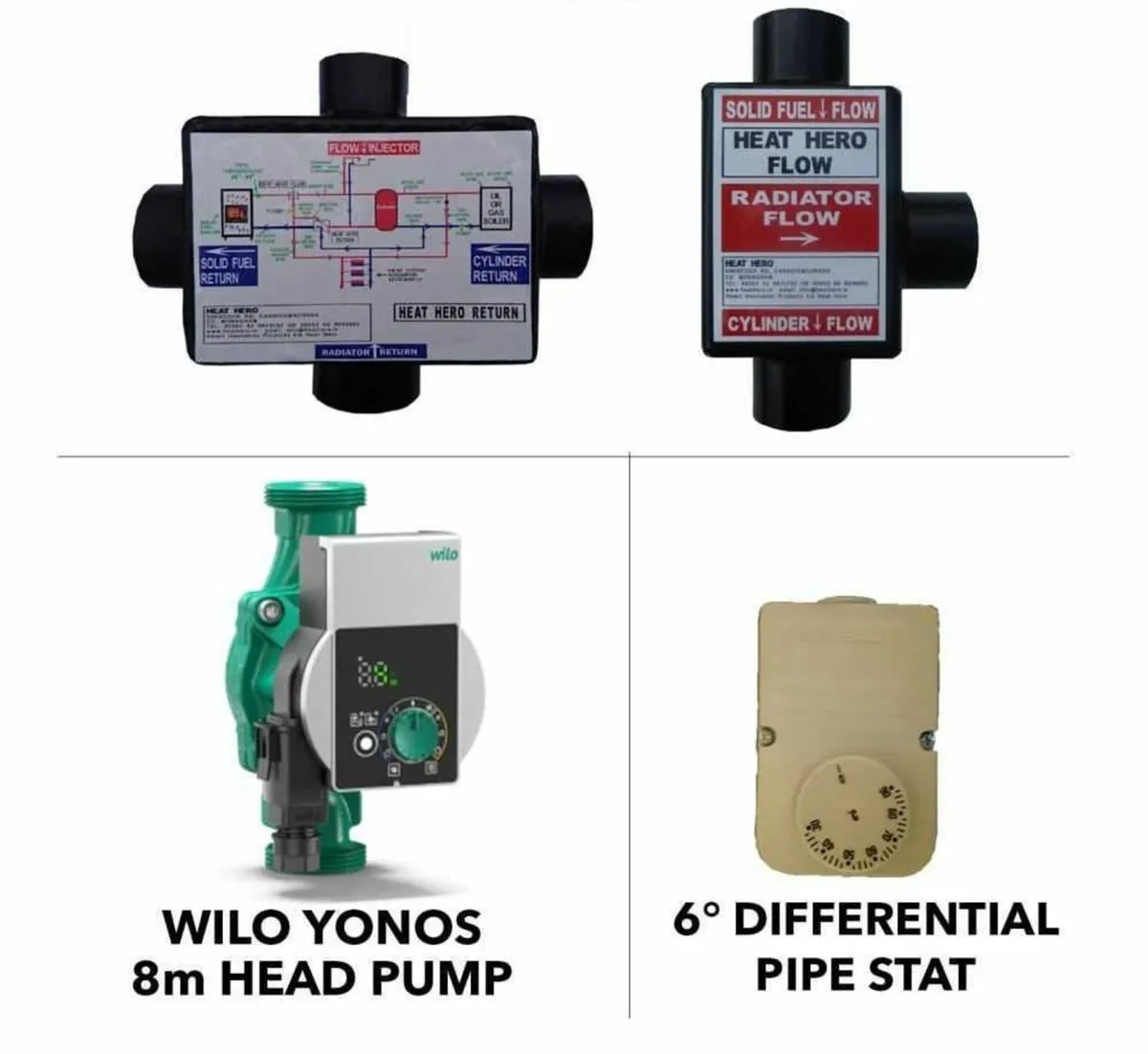 HEAT HERO GRAVITY BOOSTER KIT - FOR BOILER STOVE - Image 3