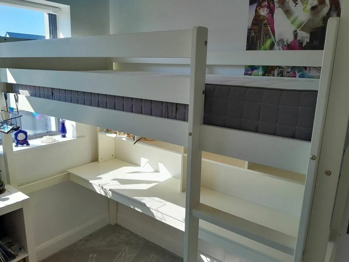 Loft Bed with desk - Image 4