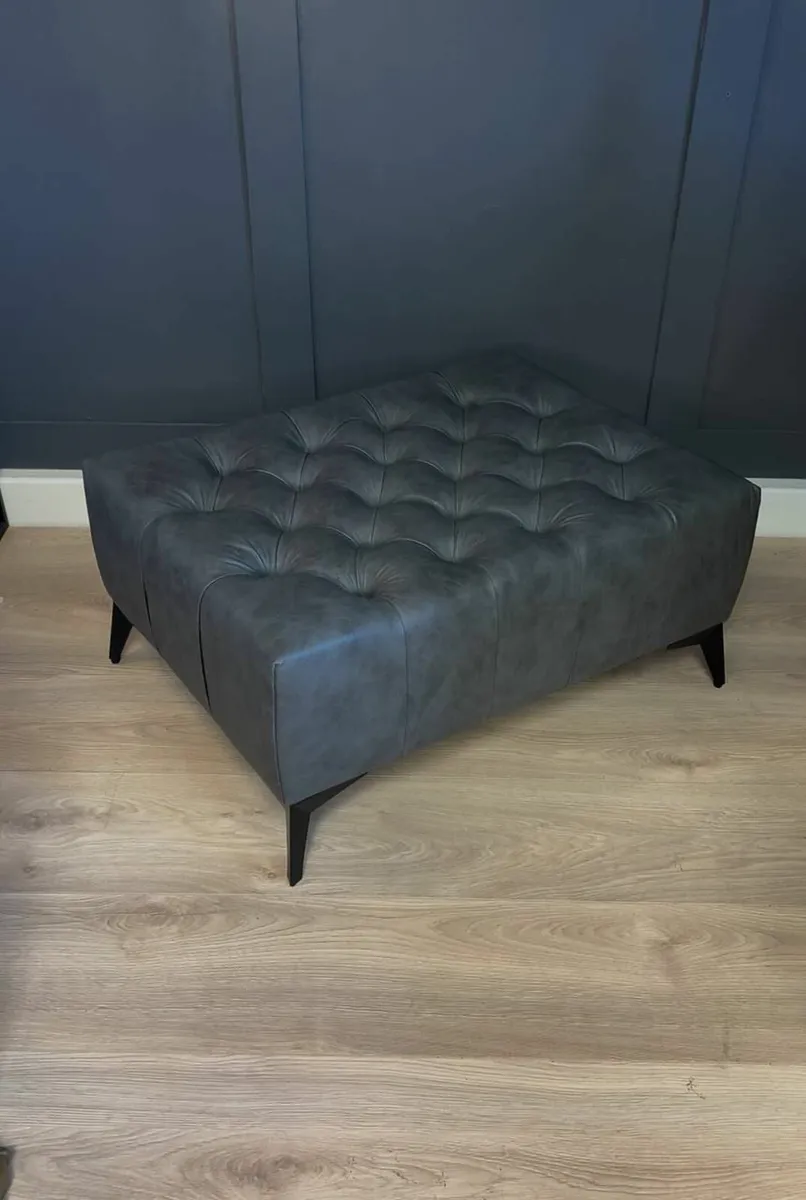 The Meridian Tufted Ottoman Coffee Table - Image 1