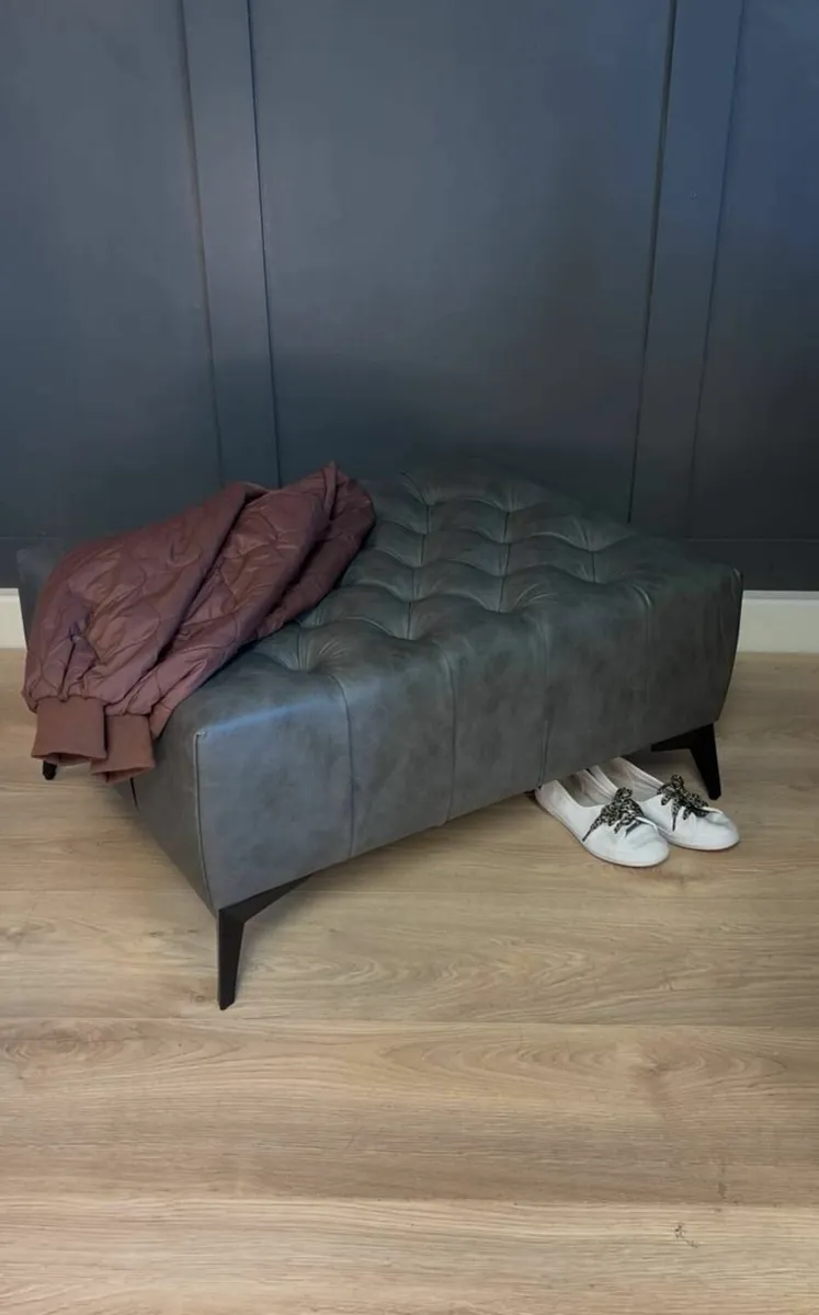 The Meridian Tufted Ottoman Coffee Table - Image 2