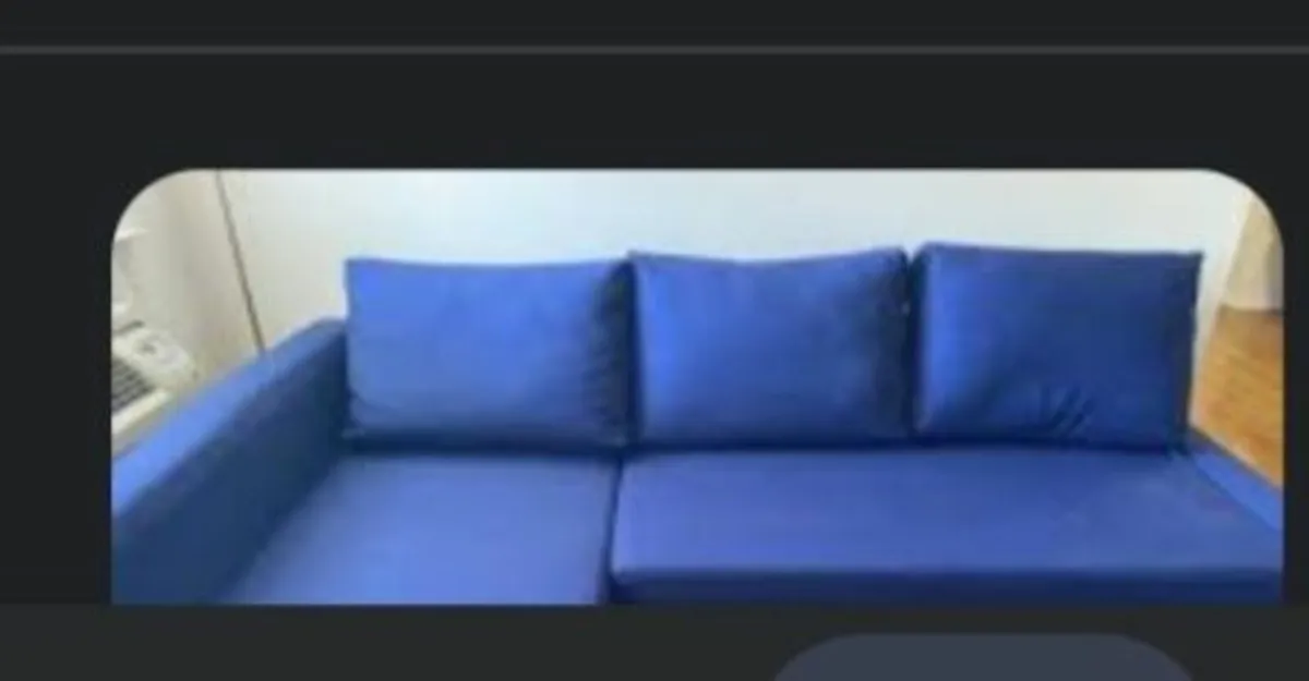 Lshaped sofa bed - Image 1