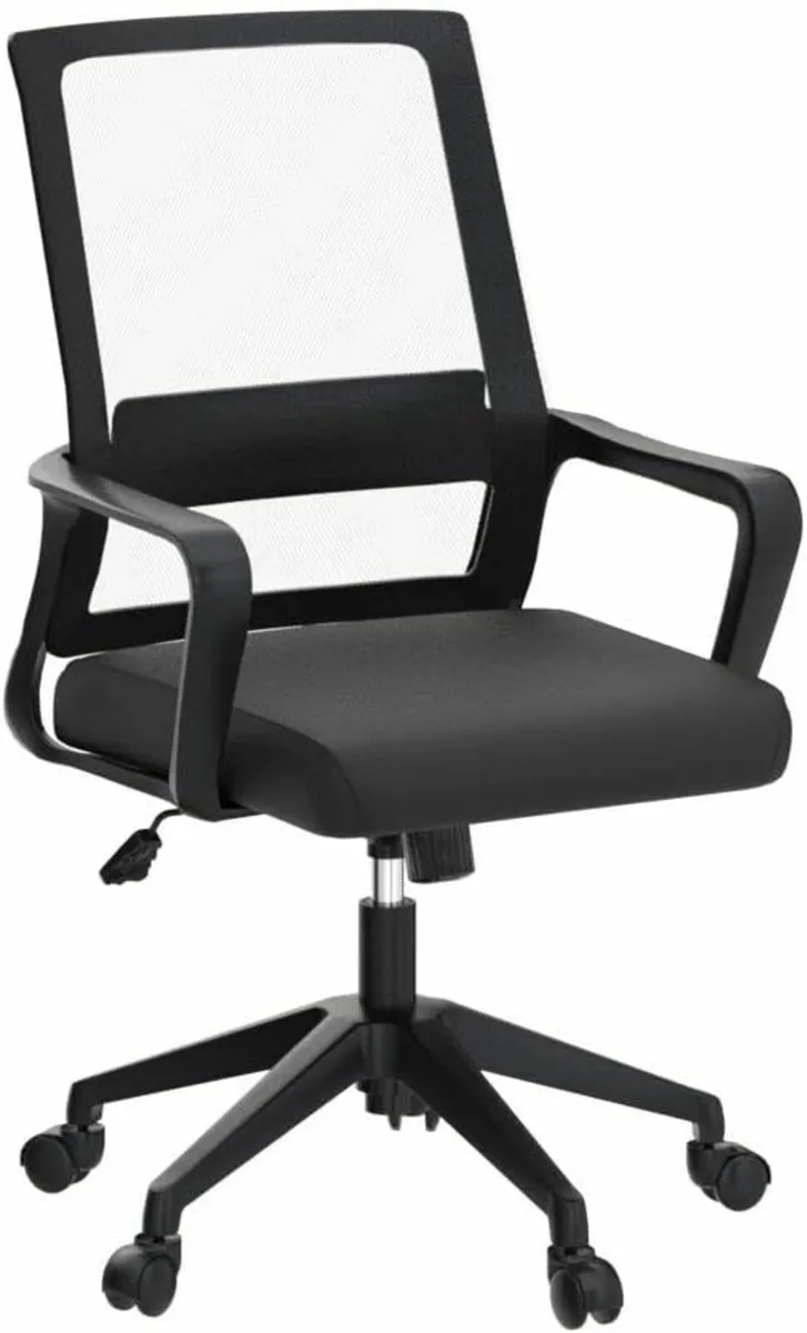 Adjustable office chair ergonomic swivel Black - Image 1