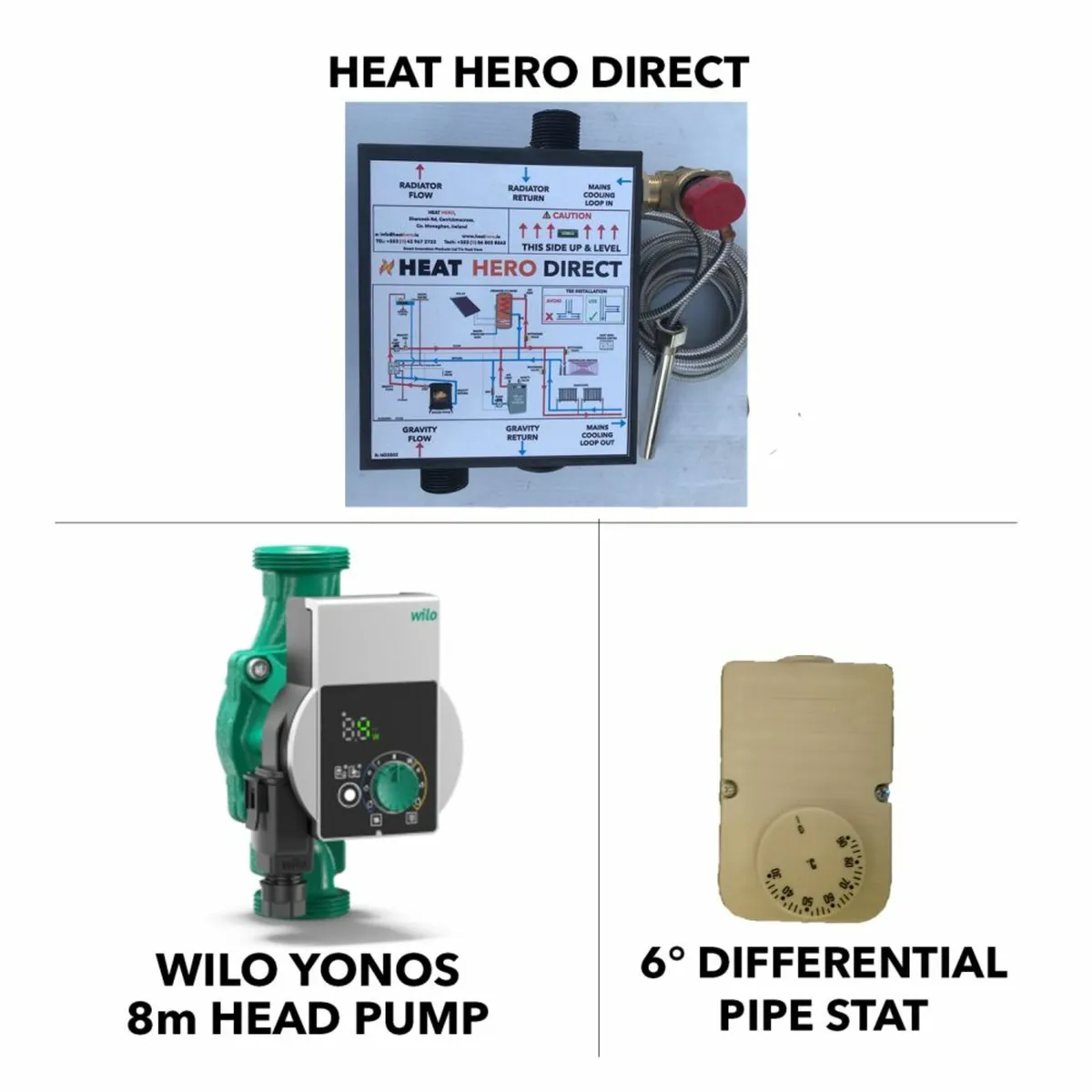 HEAT HERO DIRECT BOOSTER KIT BOILER STOVE LINK UP - Image 2