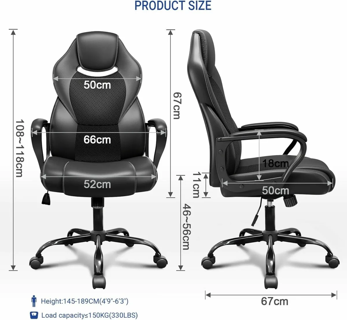Office Chair Ergonomic Computer Chair Gaming - Image 4
