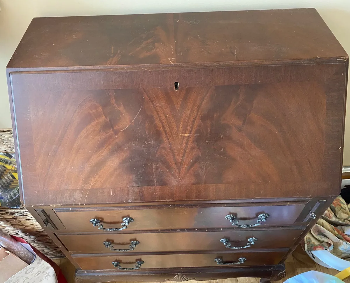 Antique Writing Table - Image 4
