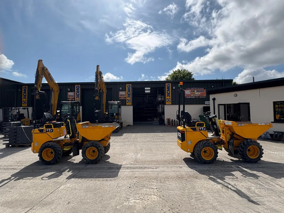 X2 2021 JCB 1T.2 High Tip Dumpers - Image 1