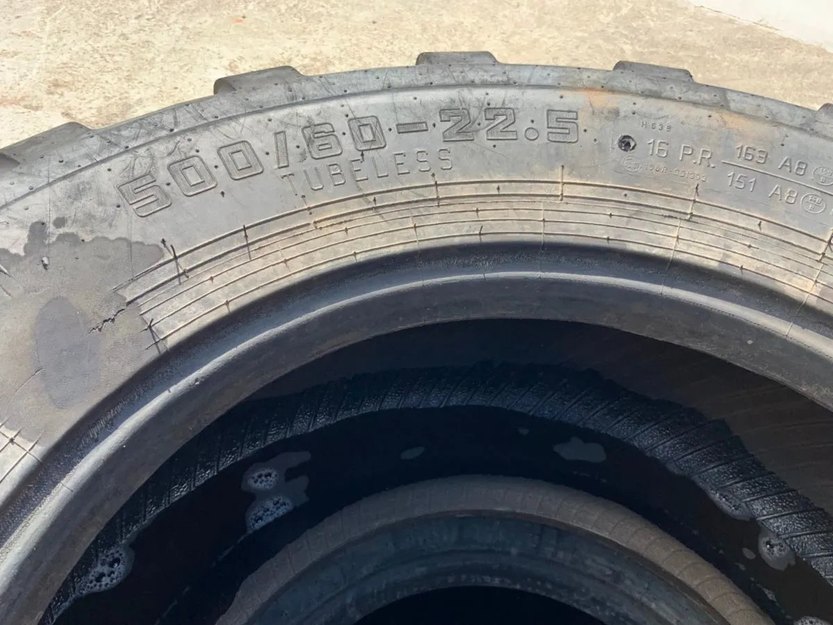 500-60-22.5 FLOATATION DUMPER TYRES....799. - Image 2