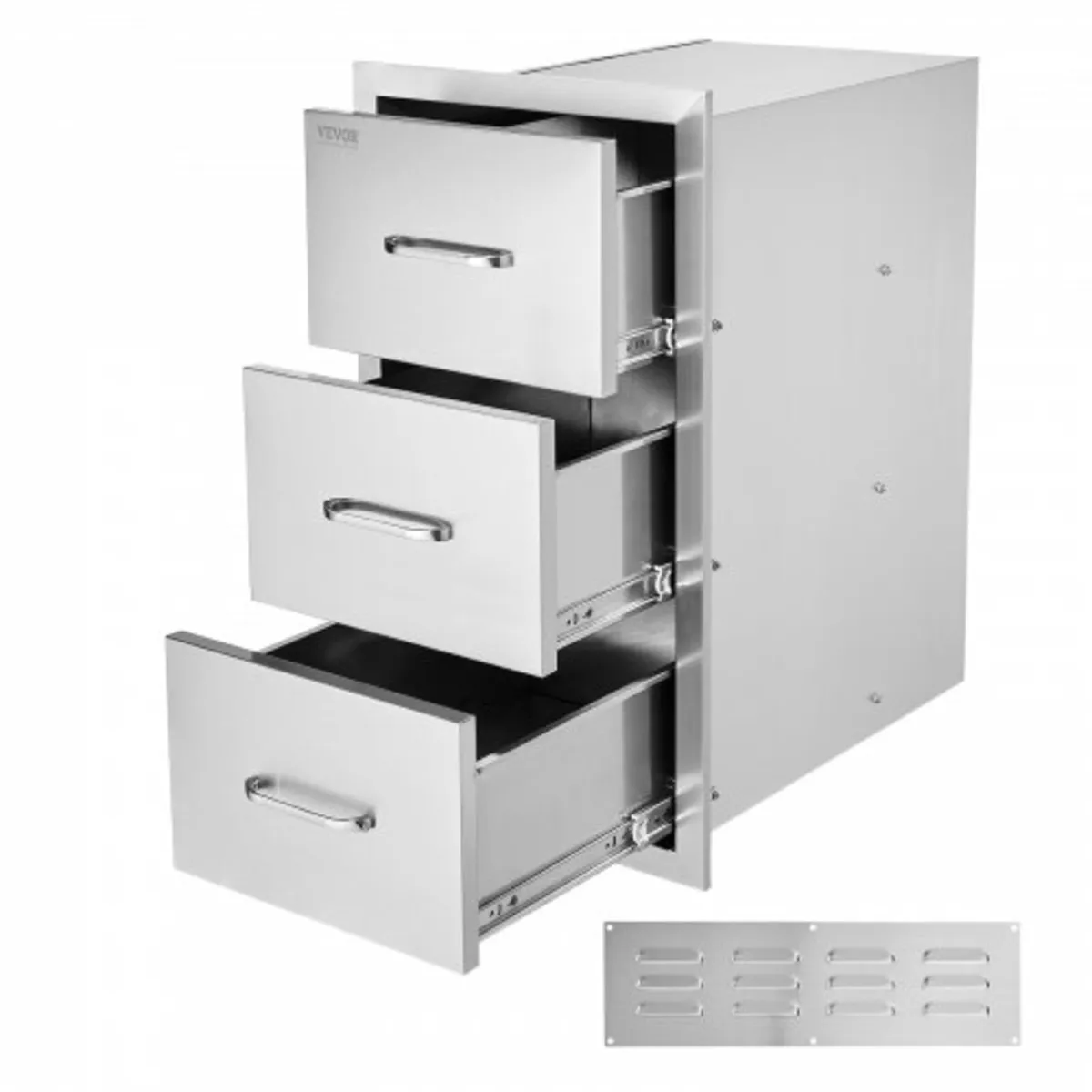 Stainless Steel 3 Bbq Access Drawer 40x77 Cm Islan - Image 1