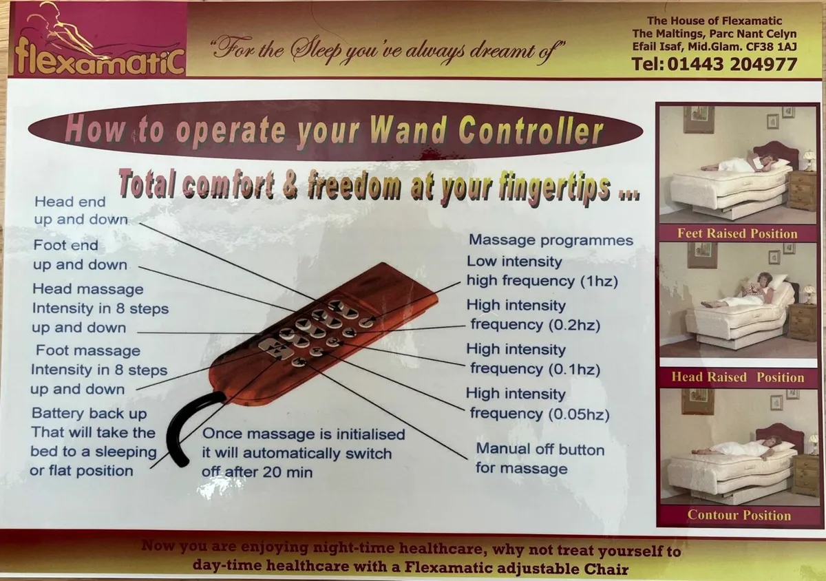 Electric Adjustable Massage Bed - Image 2