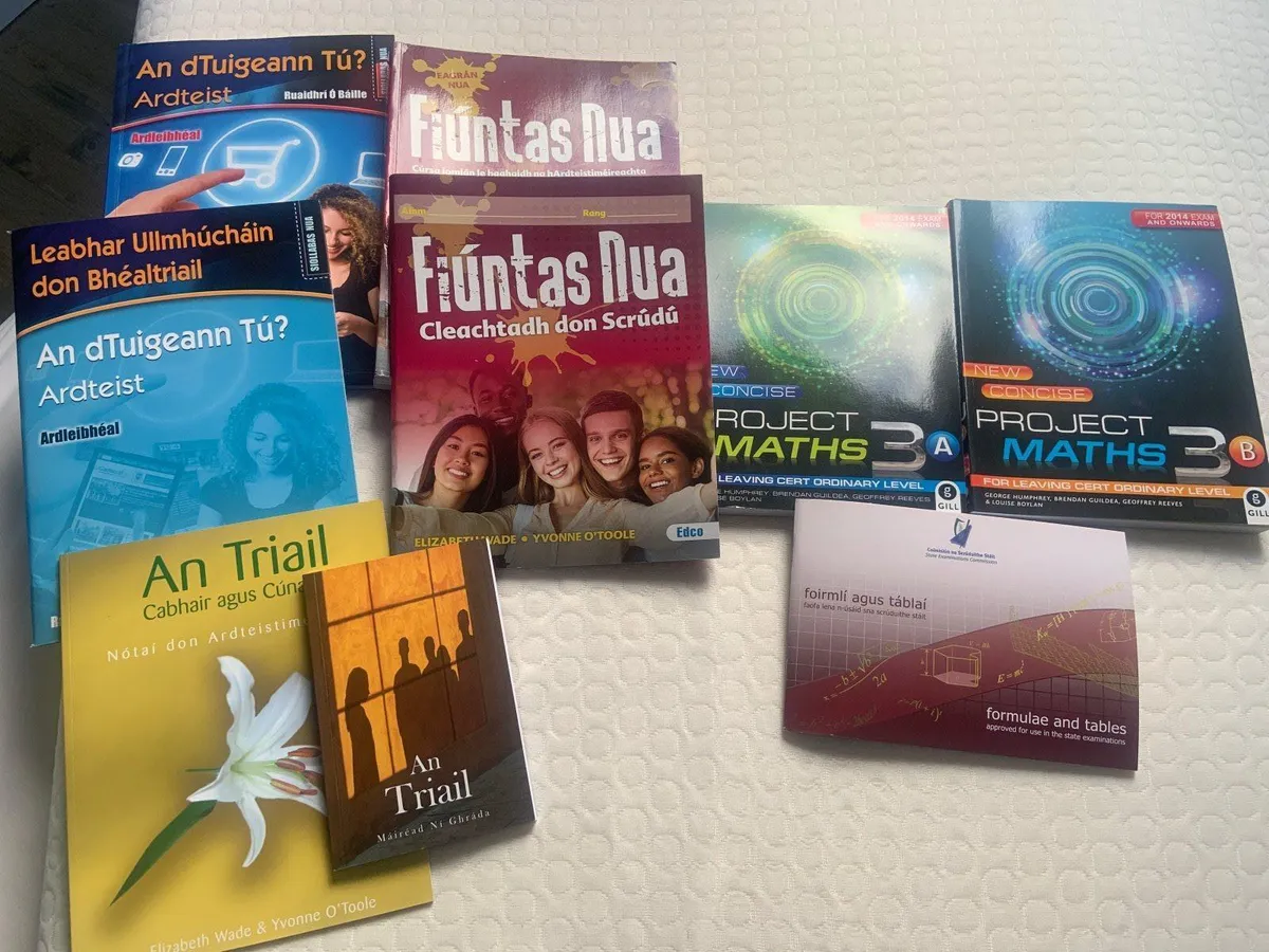 Leaving Certificate Books Maths and Irish