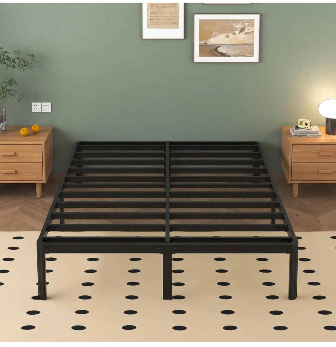 King Size Bed Frame 5ft, Heavy Duty Metal - Image 1