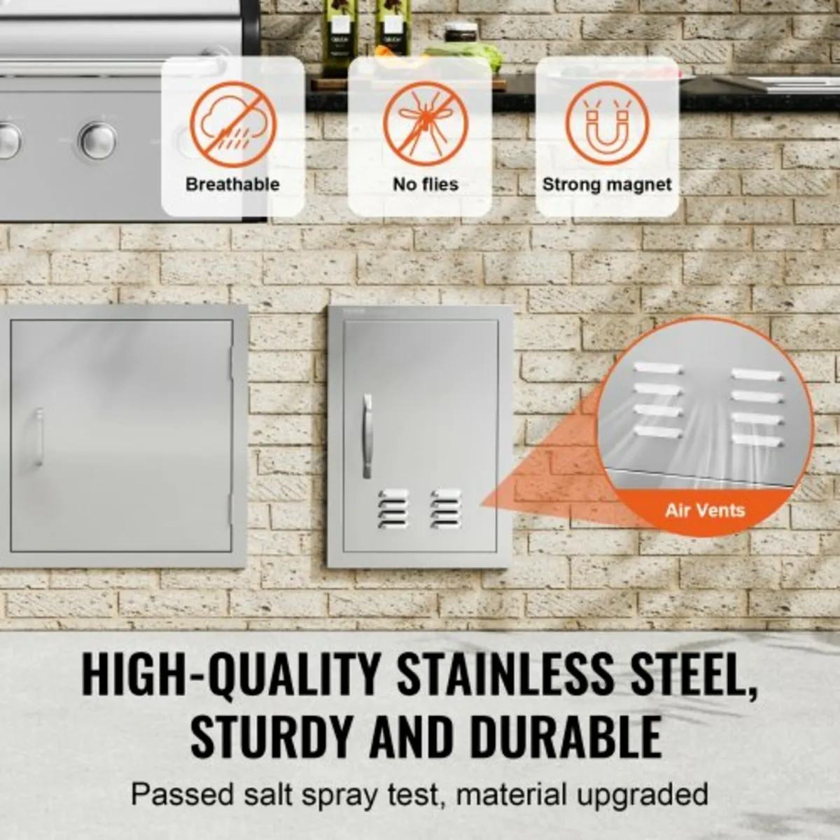 356x508 mm BBQ Island Access Door Outdoor Kitchen - Image 3