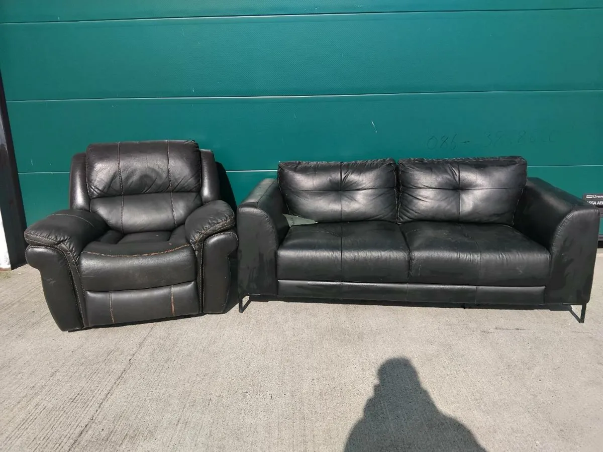 3 seater and lal recliner chair