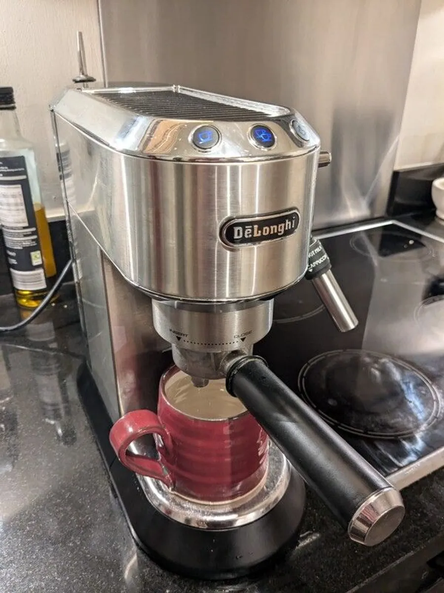 Delonghi Dedica Espresso Coffee Machine, 50 euro of extras included - Image 1