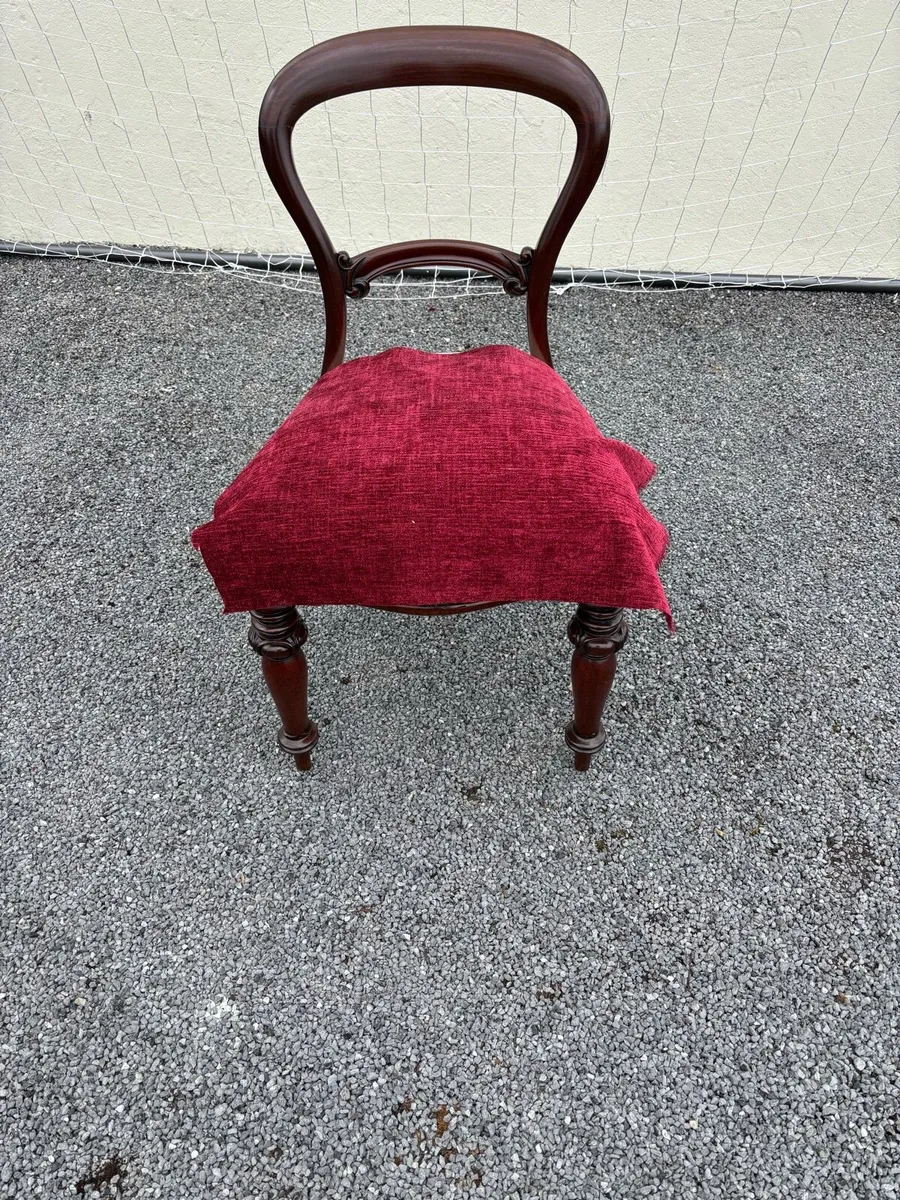 Set 6 Mid Victorian Dining Chairs - Image 3