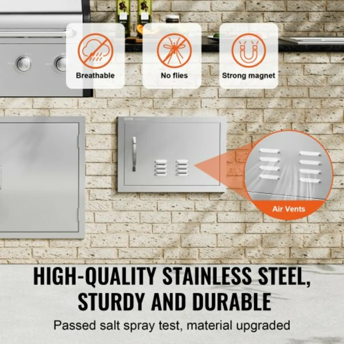 BBQ Access Door, 508x356 mm Single Outdoor Kitchen - Image 4