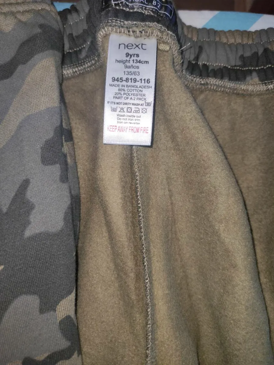 Next kids track bottoms - Image 2